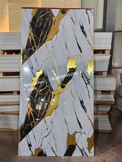 UV -tahvlid PVC marmorist lehe SPC paneelid